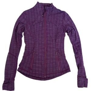 Lululemon Purple Full-Zip Jacket, Size 2
